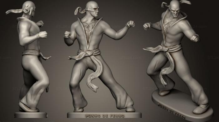 Figurines of people (punho de ferro, STKH_0130) 3D models for cnc